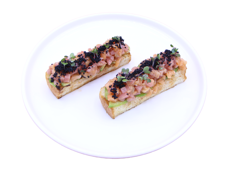 Тартар из лосося и тунца