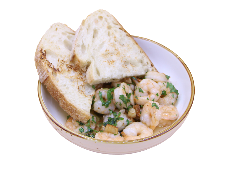 Креветки в остро-пряном масле